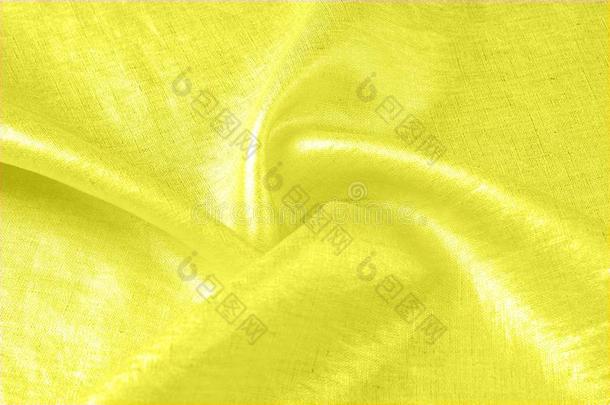 背景质地,亚麻布织物黄色的.什么一发现!亚麻布编织