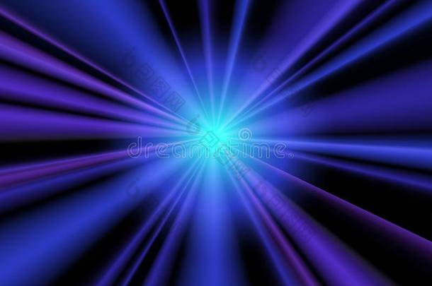 辐射状的速度光影响采用矢量艺术