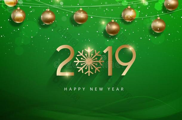 幸福的新的年<strong>2019</strong>和愉快的圣诞节