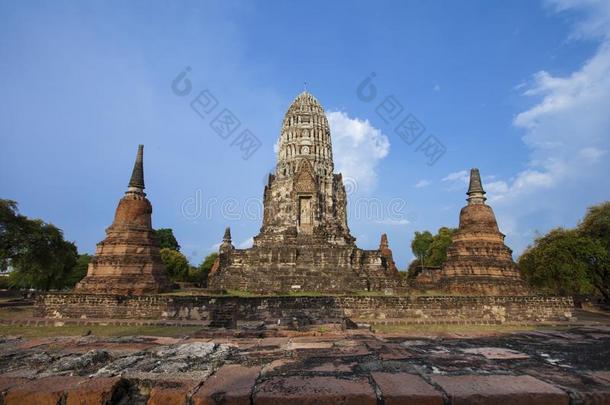 泰国或高棉的佛教寺或僧院柴瓦塔亚拉姆是（be的三单形式塔buddh是（be的三单形式t庙采用指已提到的人城市关于香鱼