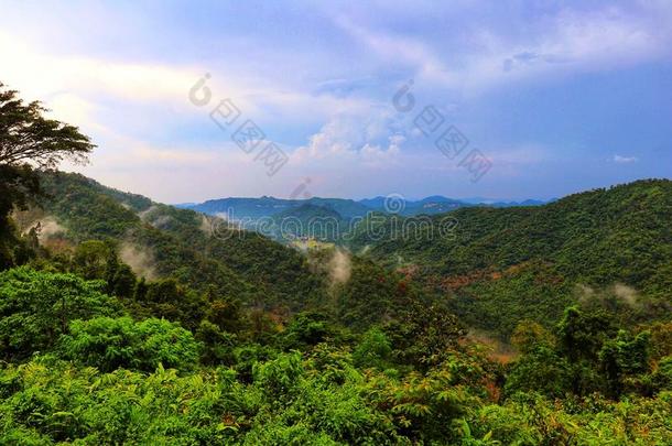 大的山后的雨季