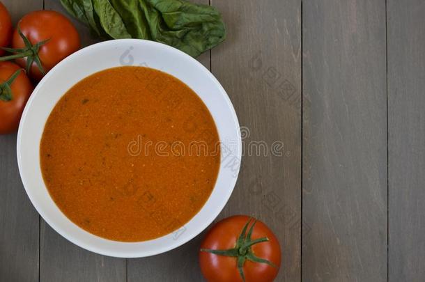 衷心的和美味的番茄汤
