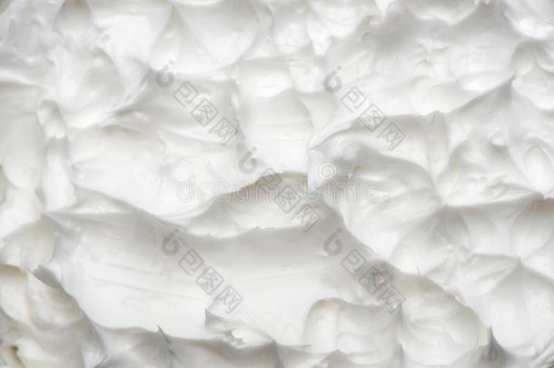 质地关于乳霜关-在上面.白色的乳霜.化妆品乳霜.蛋奶糊