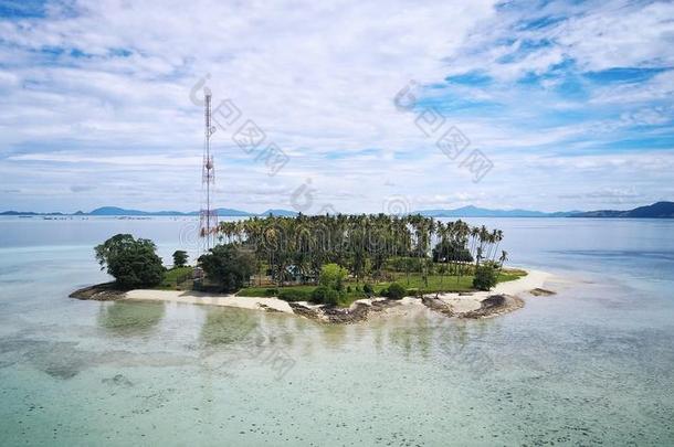 空气的照片关于指已提到的人热带的岛大约,婆罗洲,马来西亚