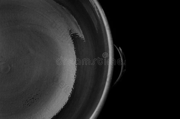 烹饪术厨房陶器黑的和白色的