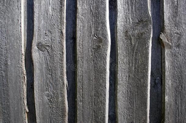 老的木制的栅栏关于灰色的未计划木板