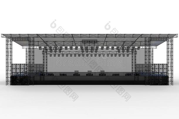 前面看法-大大地空的outdoorstage