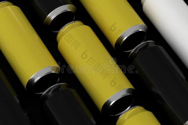 raraltimeterwarningset雷达高度<strong>预警</strong>装置关于黑的,白色的和黄色的苏打罐头