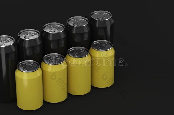 黑的和黄色的苏打罐头st和采用g采用两个raraltimeterwarningset雷达高度预警装置向黑的后座议员