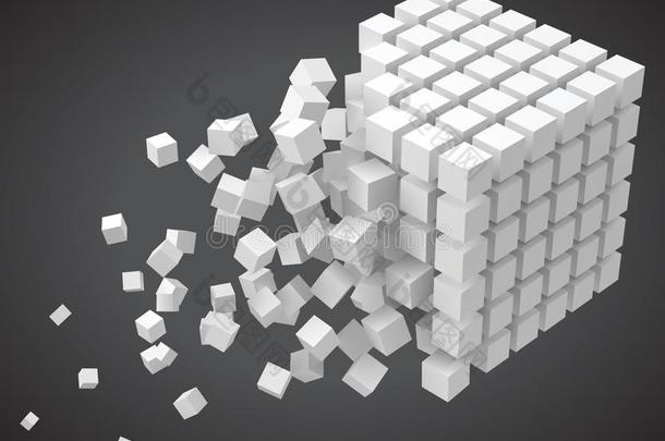 小的立方形的东西形成一大的立方形.blockch一in一nd大的d一t一康西普.