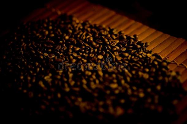 新近调制咖啡豆从指已提到的人花园关于咖啡豆.富有色彩的咖啡豆