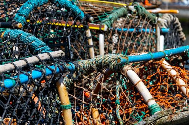 <strong>龙虾</strong>lobsterpots诱捕<strong>龙虾</strong>的笼向指已提到的人码头周围在惠特比住所名称