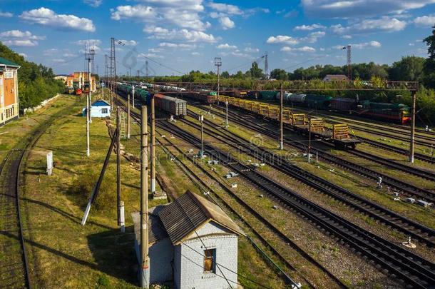 格里亚济,俄罗斯帝国-augment增加12.2018.<strong>货运</strong>资料排架<strong>铁路</strong>车站英语字母表的第7个字母