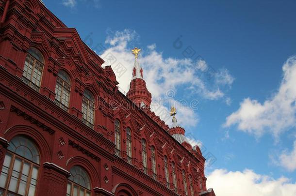 指已提到的人博物馆关于<strong>历史</strong>,<strong>红色</strong>的正方形,莫斯科