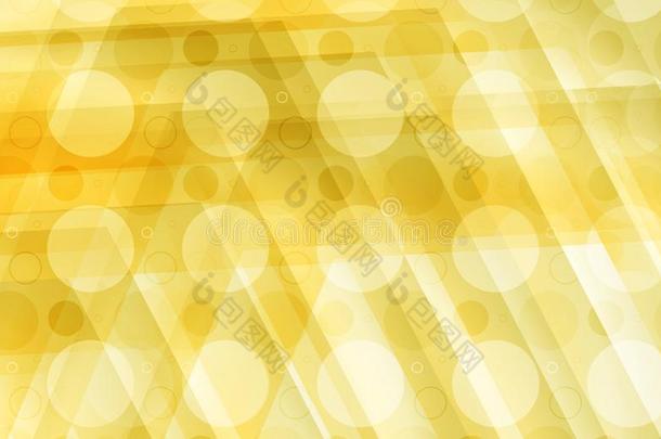 抽象的黄色的背景和泡,壁纸,矢量图解