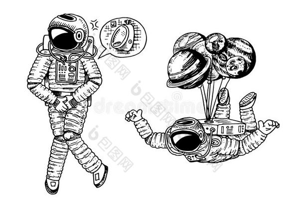宇航员太空船上的飞行员和气球月亮,太阳地球,m同样地terattitudereferencesystem主要态度参考系统维纳斯.