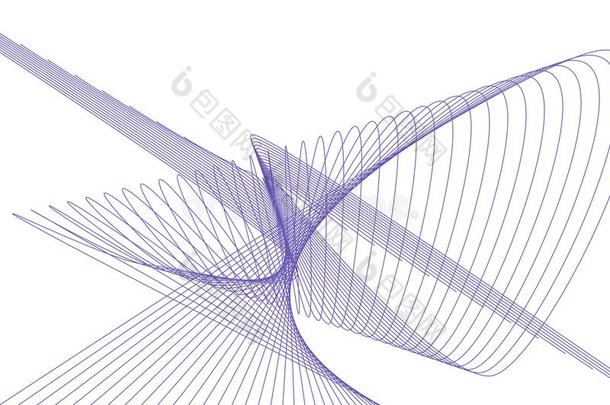 抽象的观念的几何学的线条&弧线模式.凌乱的,圆形的