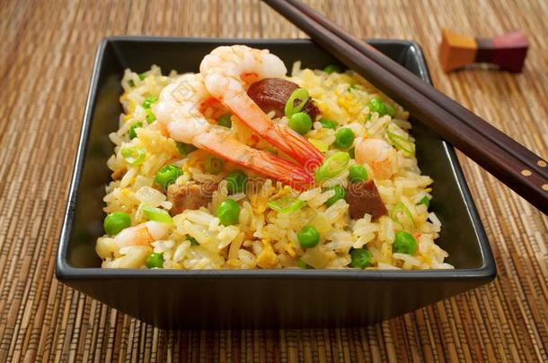中国人食物特殊的扬州喝醉了的稻