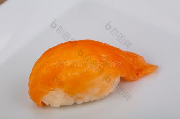 日本人寿司鲑鱼