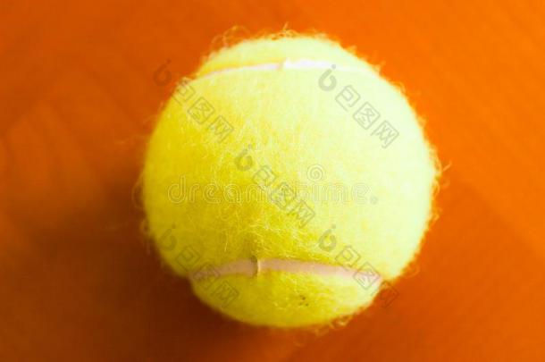 网球球详述特写镜头工作室单一的宏指令
