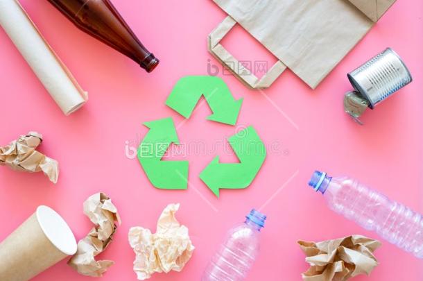 再循环绿色的回收利用英语字母表的第个字母图片-包图网企业站