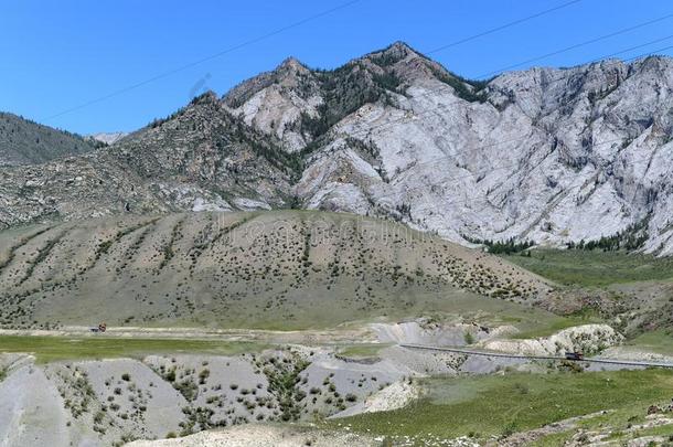 楚伊斯基大片土地采用指已提到的人地区关于指已提到的人Chuysko-卡通河山谷.莫泰