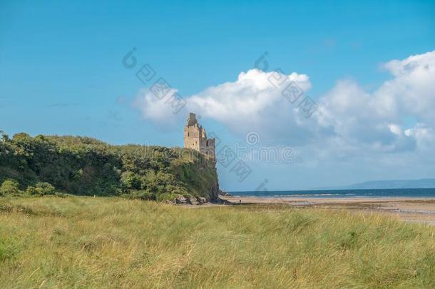 古代的毁坏城堡<strong>格林</strong>安苏格兰西南部一州苏格兰