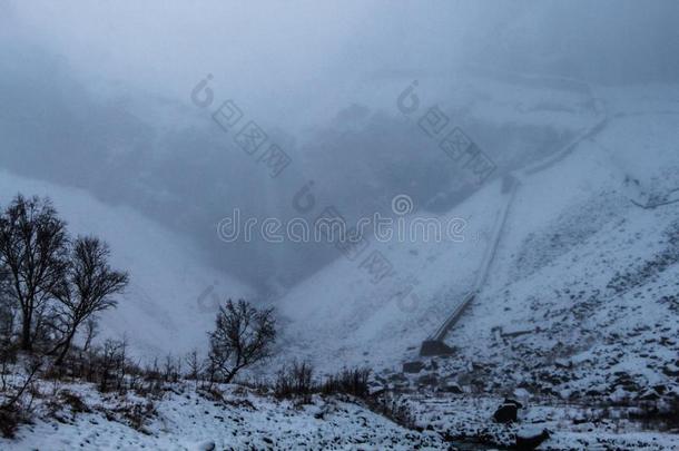 雪降低向长白山water降低