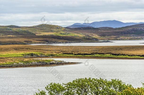 岛关于吊楔风景,苏格兰