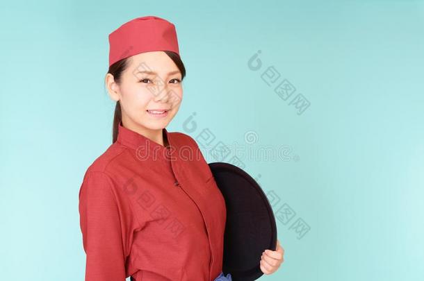 一日本人饭店女服务员