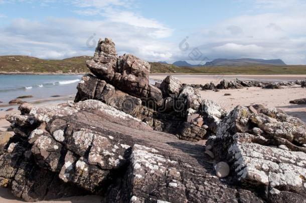 摘要海滩采用西风粗糙带鳞状的表面,苏格兰的高原地区.清静的,crescendo<strong>渐强</strong>