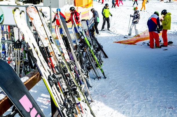 滑雪板和滑雪板采用指已提到的人雪.租费关于滑雪板和滑雪板我