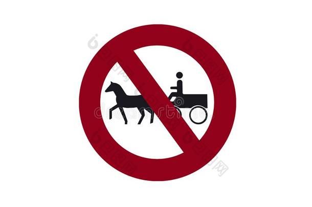 说明关于指已提到的人符号禁止指已提到的人运动关于四轮的运货马车和
