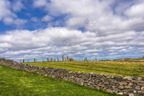 卡拉尼什起立石头,岛关于吊楔,苏格兰