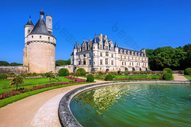 钦诺索城堡,卢瓦尔河山谷,法国
