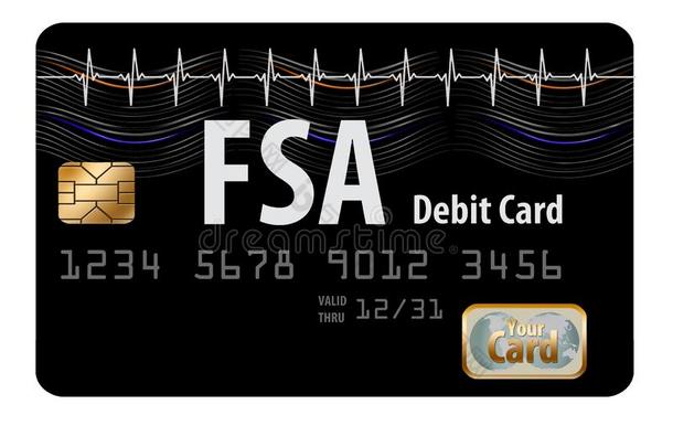 金融服务管理局借方卡片.这是（be的三单形式一灵活的开销一ccount借方卡片wickets三柱门