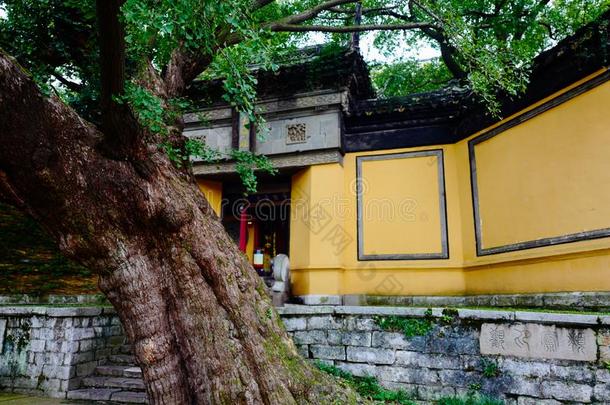 无锡惠山。古代的城镇风景