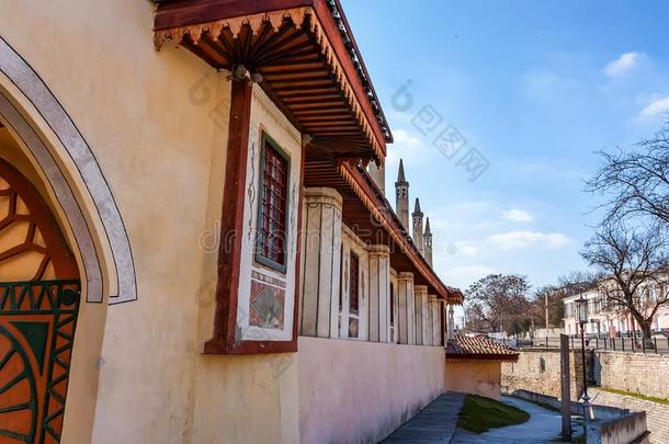 美丽的墙关于宫关于巴赫奇萨雷,克里米亚