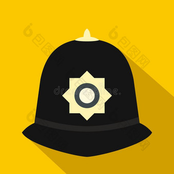 不列颠的警察部门头盔偶像,平的方式图片