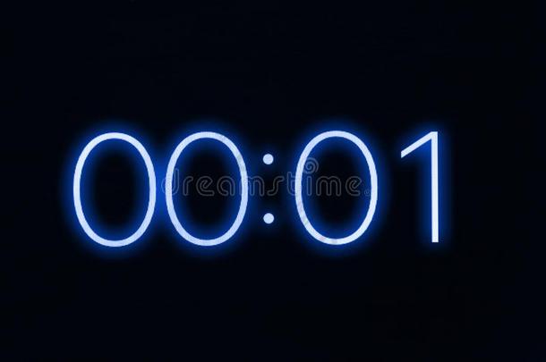 数字的钟定时器秒表展览展映1num.一秒.应急