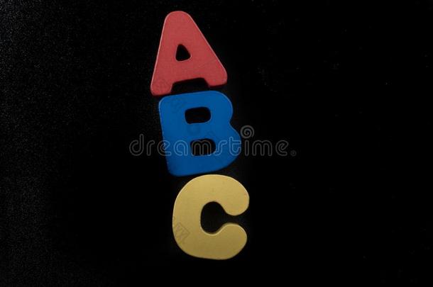 富有色彩的alphabet字母表文学使关于木材