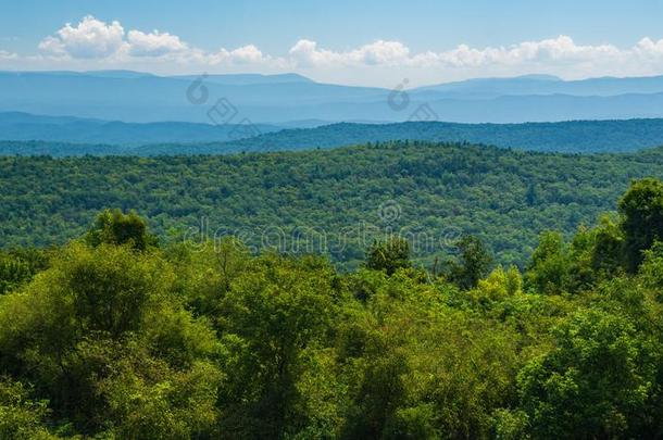 看法关于谢南多厄山谷和阿利盖尼山