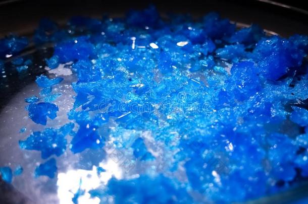蓝色铜硫酸盐化结晶或硫酸铜.In或ganic化学LaoPeople'sRepublic老挝人民共和国