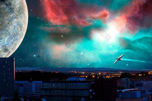science科学-Finl和芬兰城市和星云,行星和宇宙飞船,照片曼尼普尔蒂