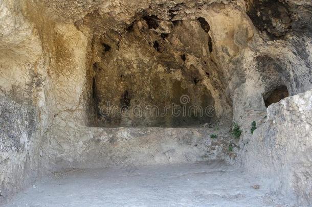 墓地关于耶拉波利斯古代的城市看法,费特希耶,穆格拉,土耳其人