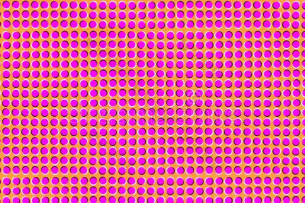 视觉的错觉影像活动的.模式和圆关于粉红色的关口
