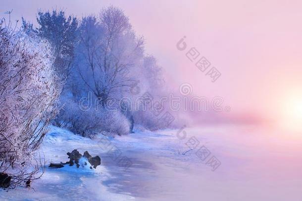 美丽的冬风景地点背景和雪大量的Turkey土耳其