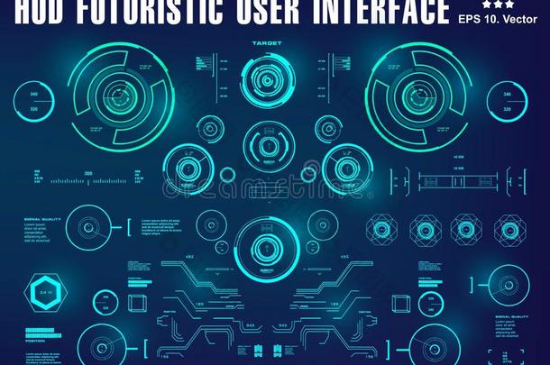 皮蓝色<strong>界面</strong>仪表板,实质上的现实<strong>界面</strong>,未来派