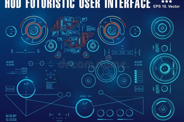 皮蓝色<strong>界面</strong>仪表板,实质上的现实<strong>界面</strong>,未来派