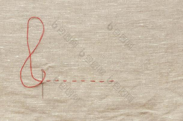 缝纫线和为编结物指已提到的人红色的线是（be的三单形式酩酊大醉的